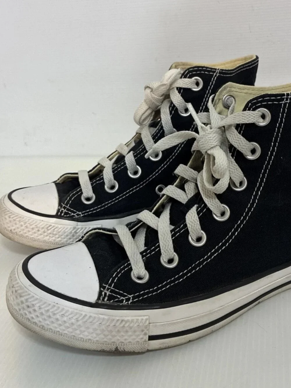 Converse Chuck Taylor All Star Hi Black Canvas Sneakers M9160 Mens 5.5 Wmns 7.5